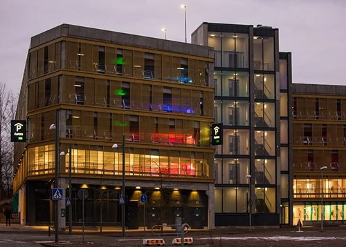 image of a parking building
